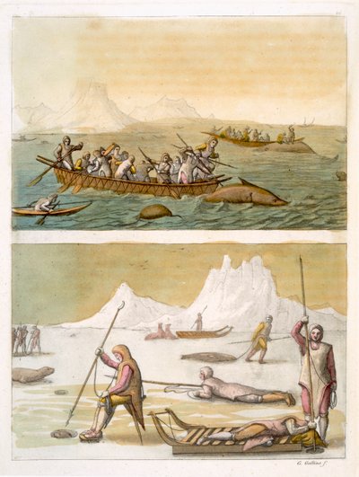 Groenland: Walvisvangst en zeehondenjacht, uit 